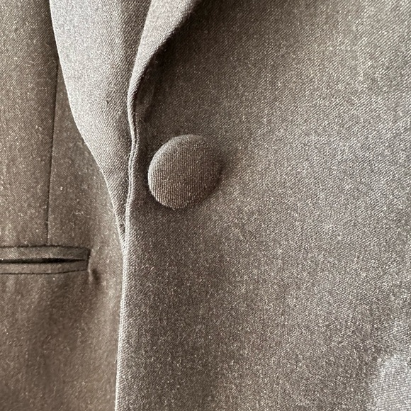 Sezane Brando Jacket, Charcoal Gray, Size 42 - Picture 3 of 5